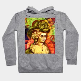 Frances Burney Snow Portrait | Frances Burney Snow Artwork 10 Hoodie